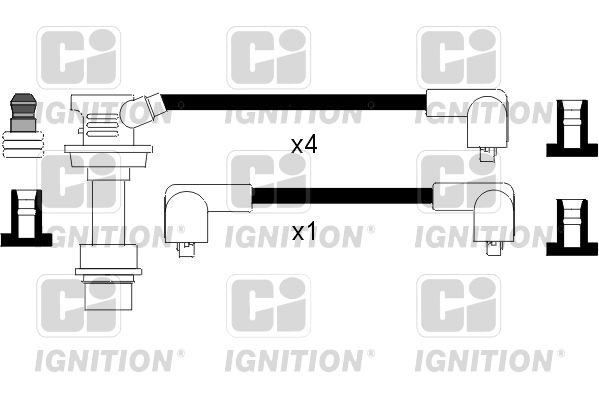 QUINTON HAZELL Комплект проводов зажигания XC875